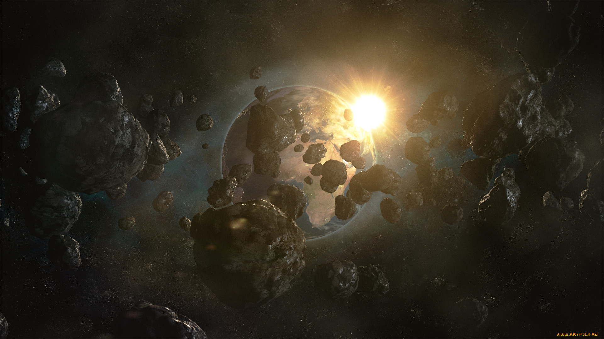 Обломки астероидов
